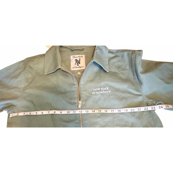 NWT- New York or Nowhere NYON Sage Green MEMENTO FULL ZIP JACKET NEW XL NYC - Picture 10 of 10